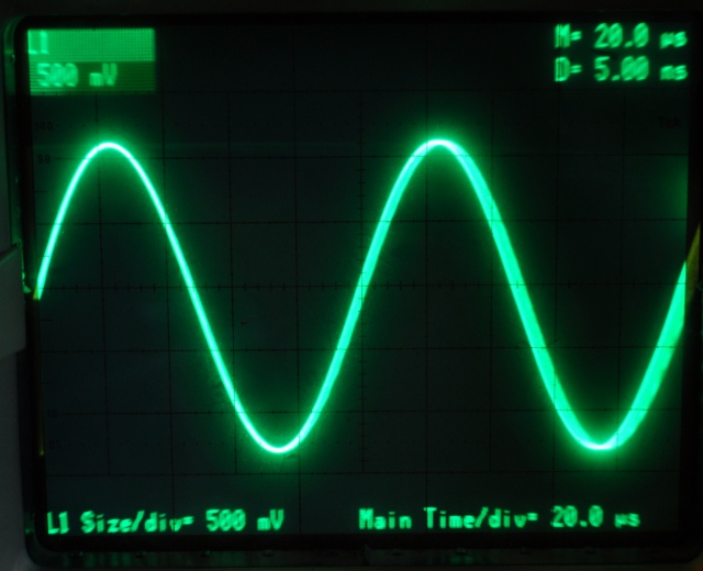 10KHz sinewave without d1-digital reclocker