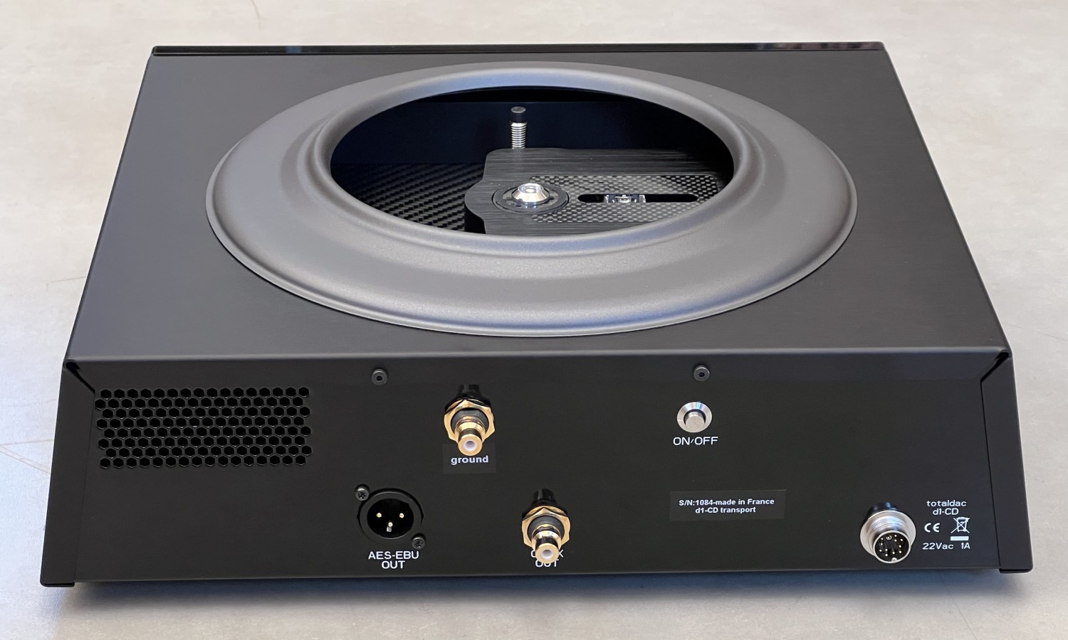 Totaldac d1-CD rear view