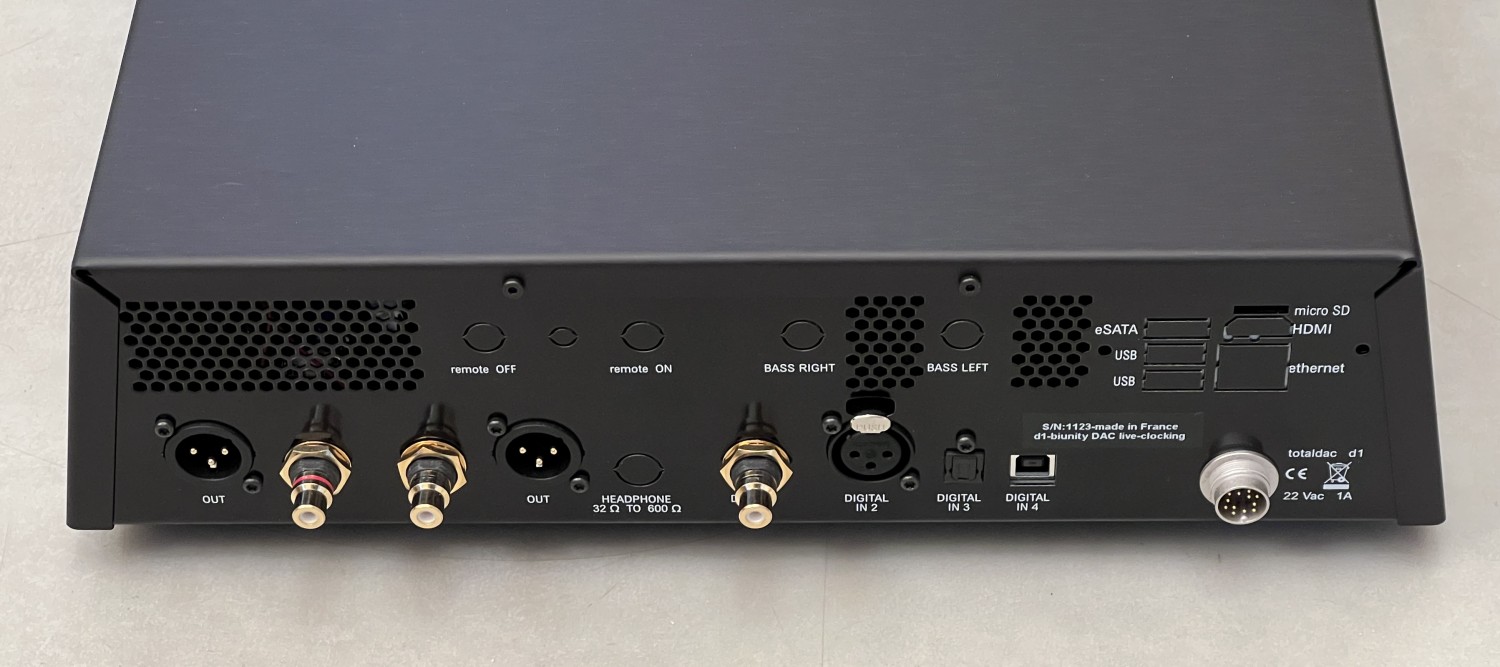 Totaldac d1-biunity arrière