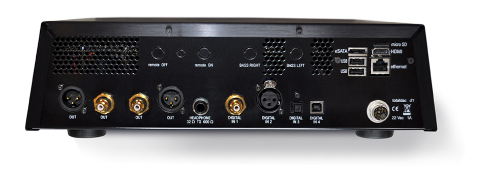 Totaldac d1-six rear with server option