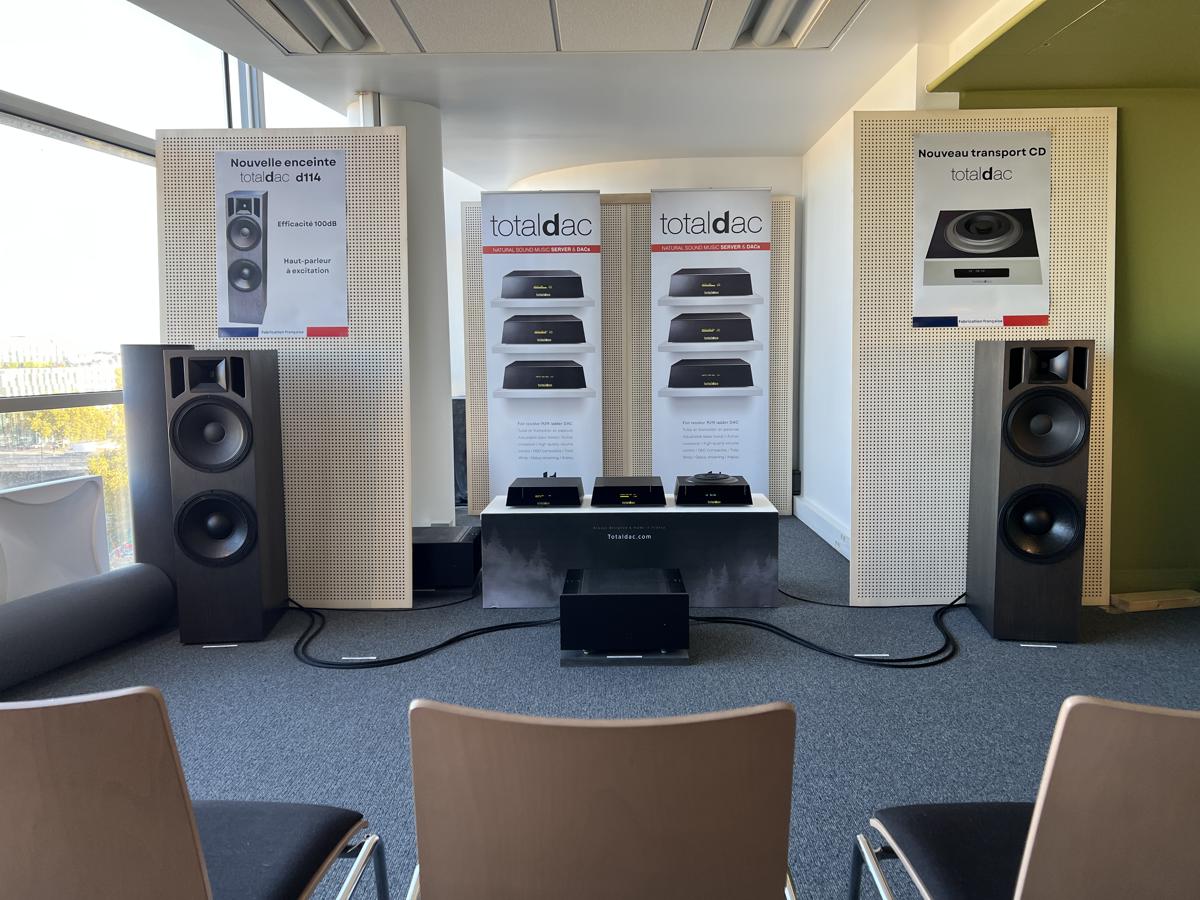 paris audio video show 2025 for totaldac
