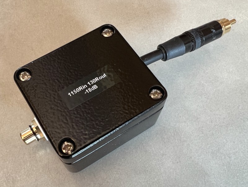 totaldac 18dB attenuator